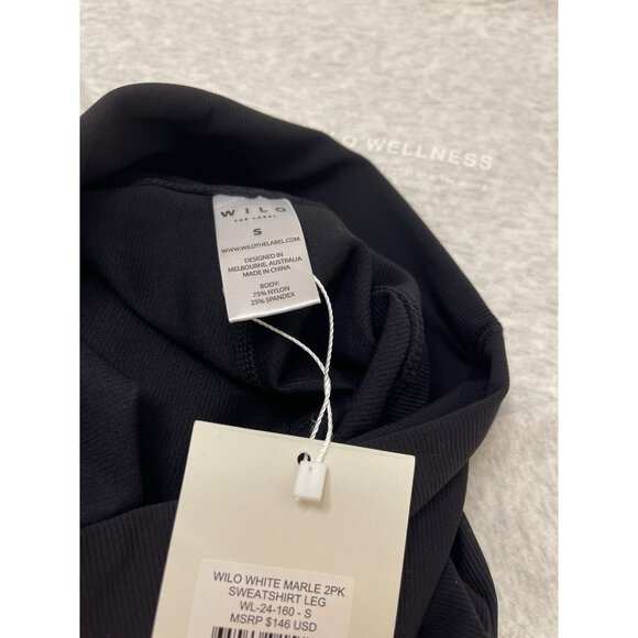 Wilo Wellness Club Gray Pullover Sweatshirt & Black Leggings Set New - Picture 9 of 15